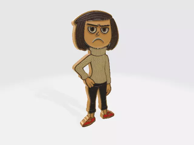 Coraline Pendant The Mother Coraline Mel Jones Model 01 3D print model_0