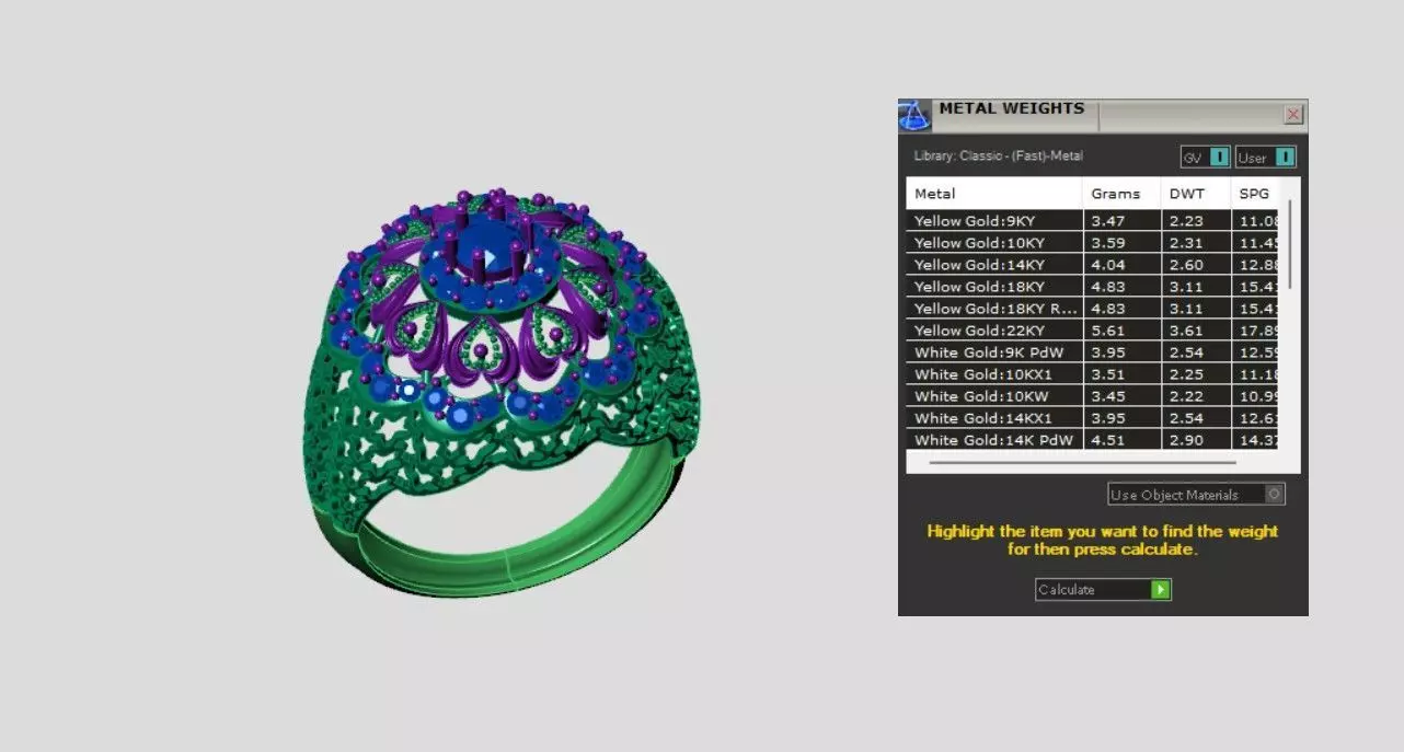 Rings 3D print model_4