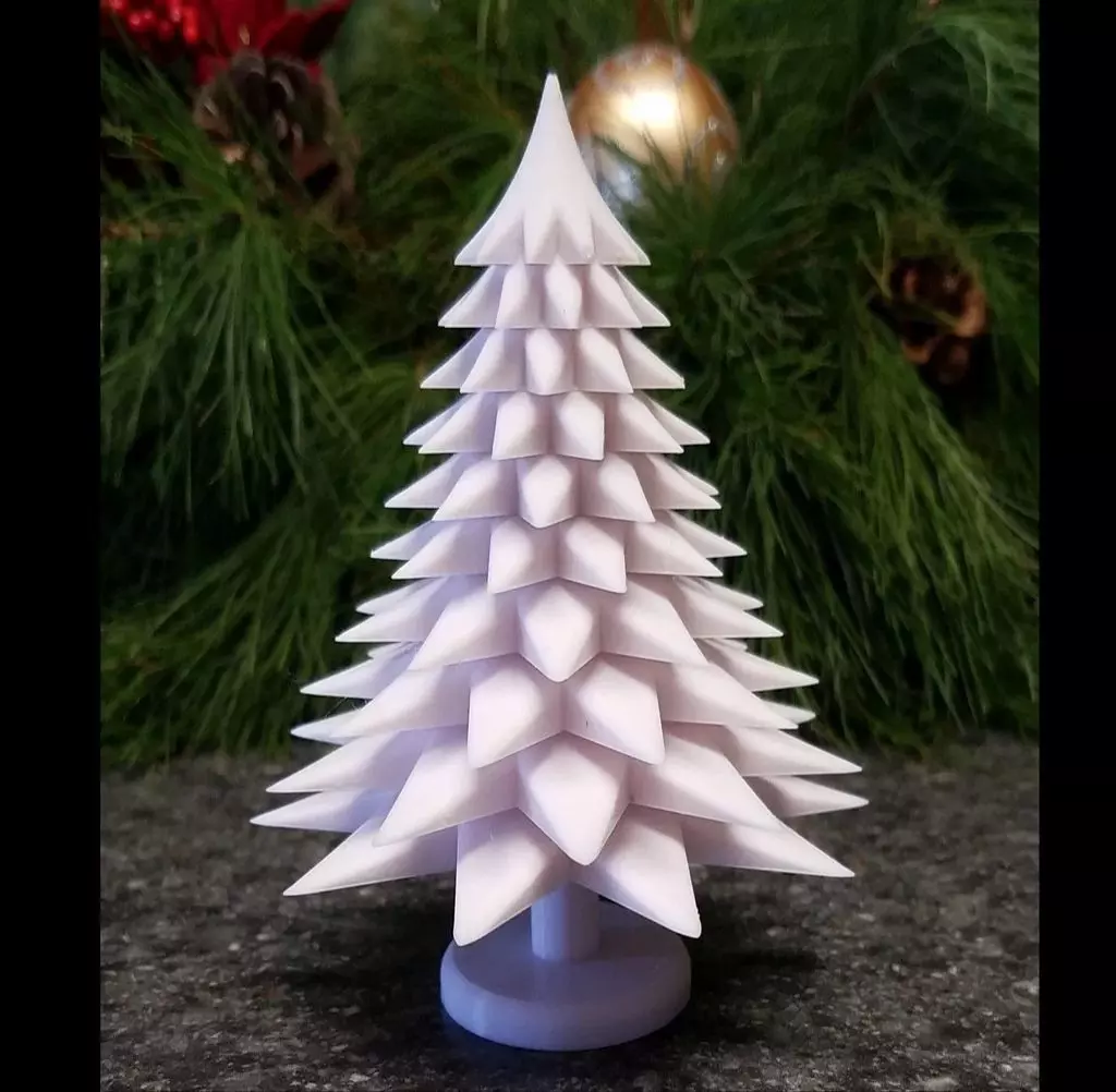 Stacking Christmas Tree Easy-to-Print STL File 3D print model_0