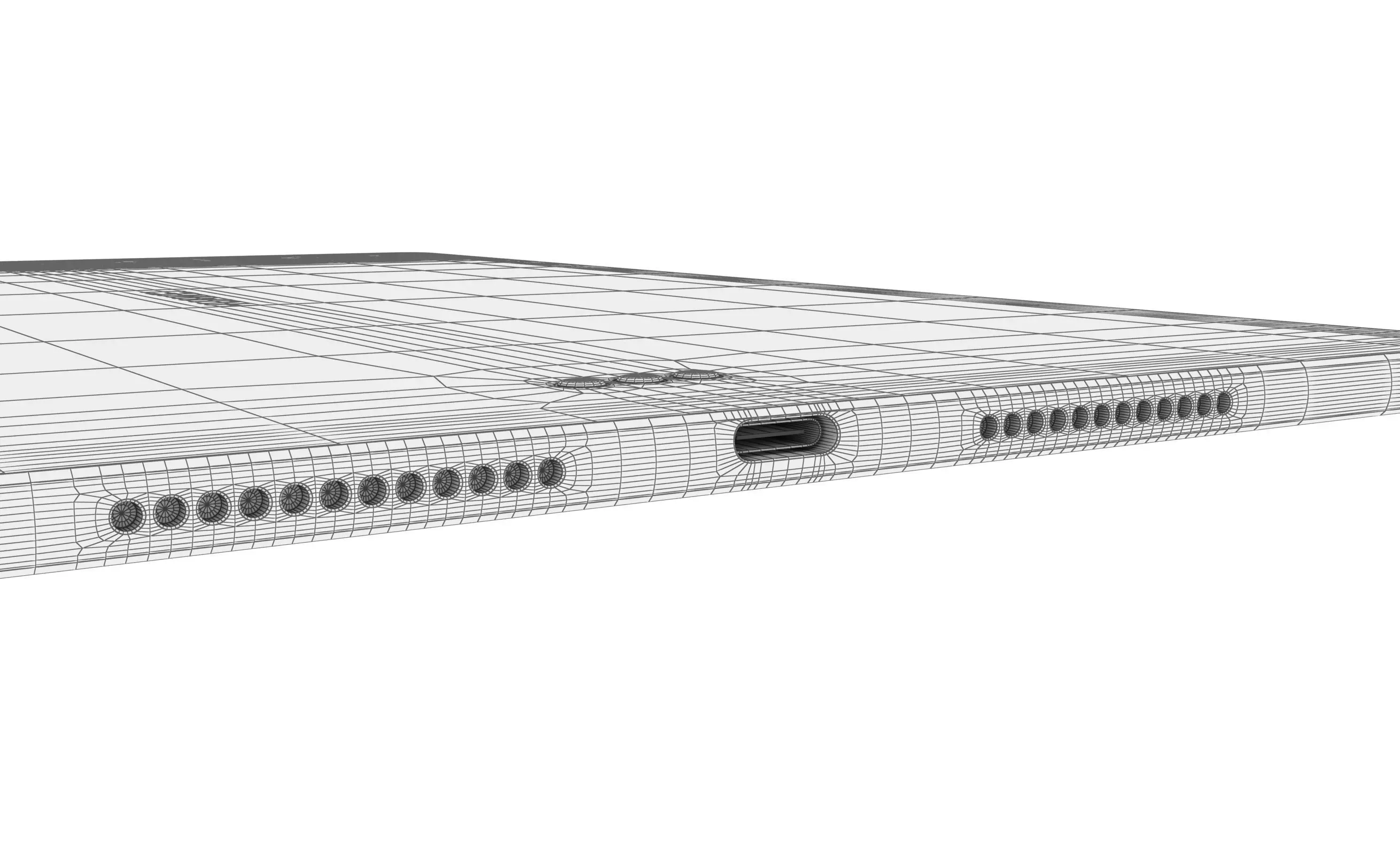 Huawei MatePad 12X White High Poly 3D model_22