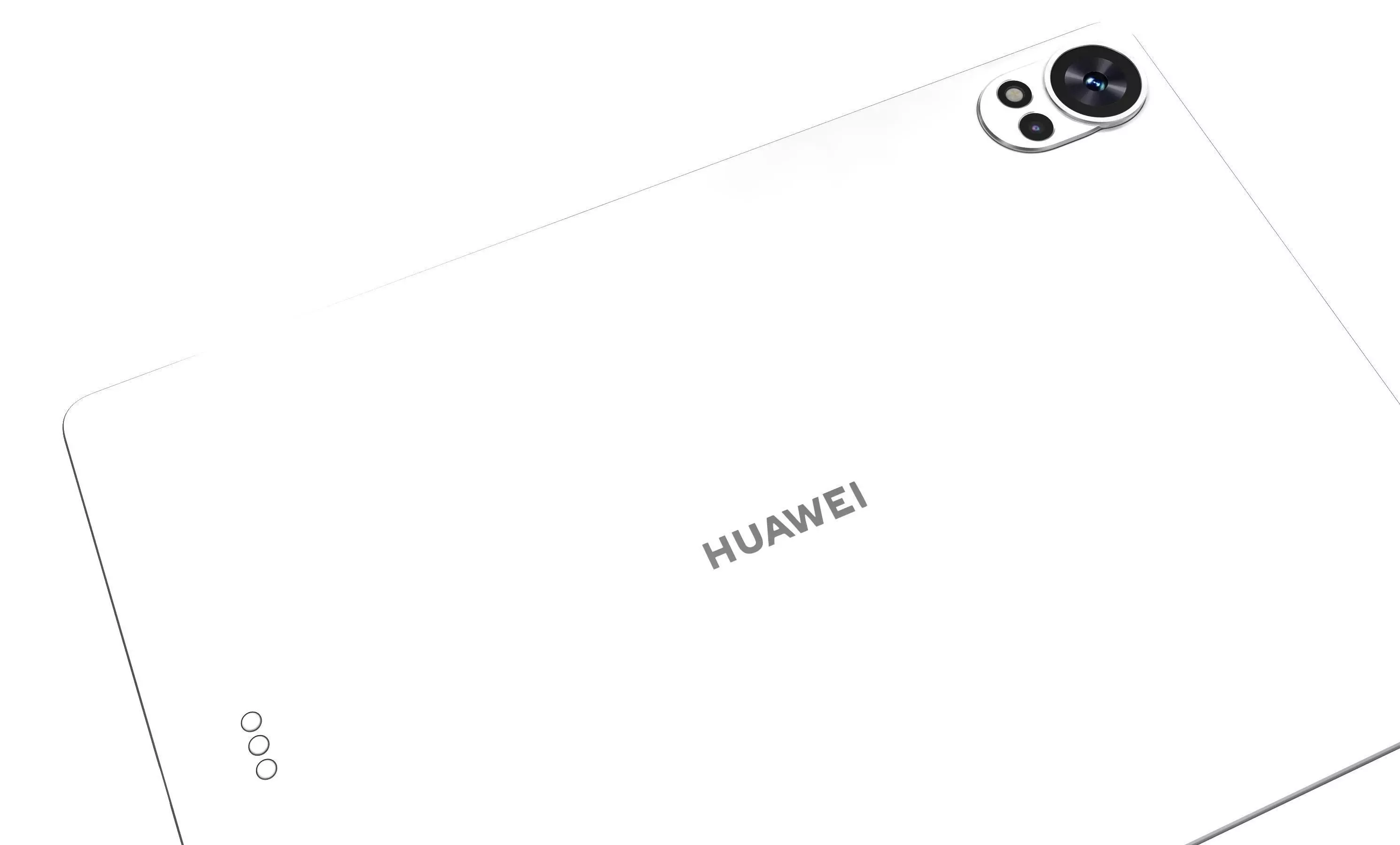 Huawei MatePad 12X White High Poly 3D model_9