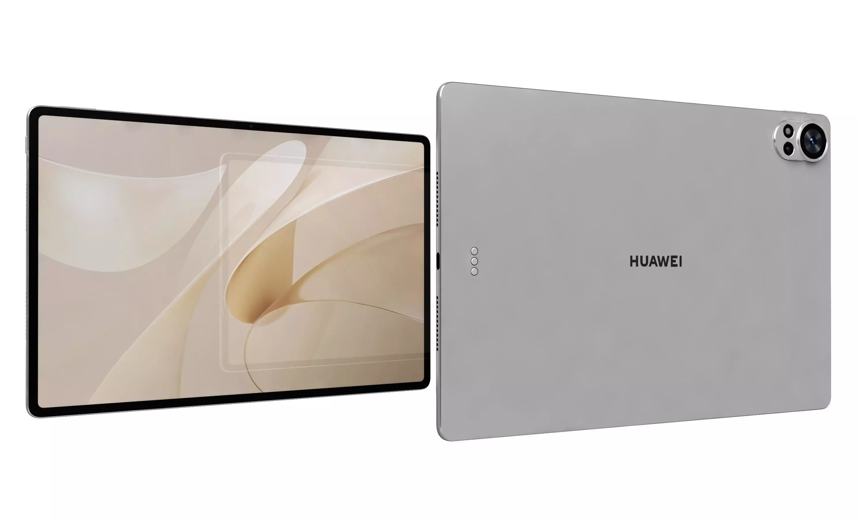 Huawei MatePad 12X White High Poly 3D model_1