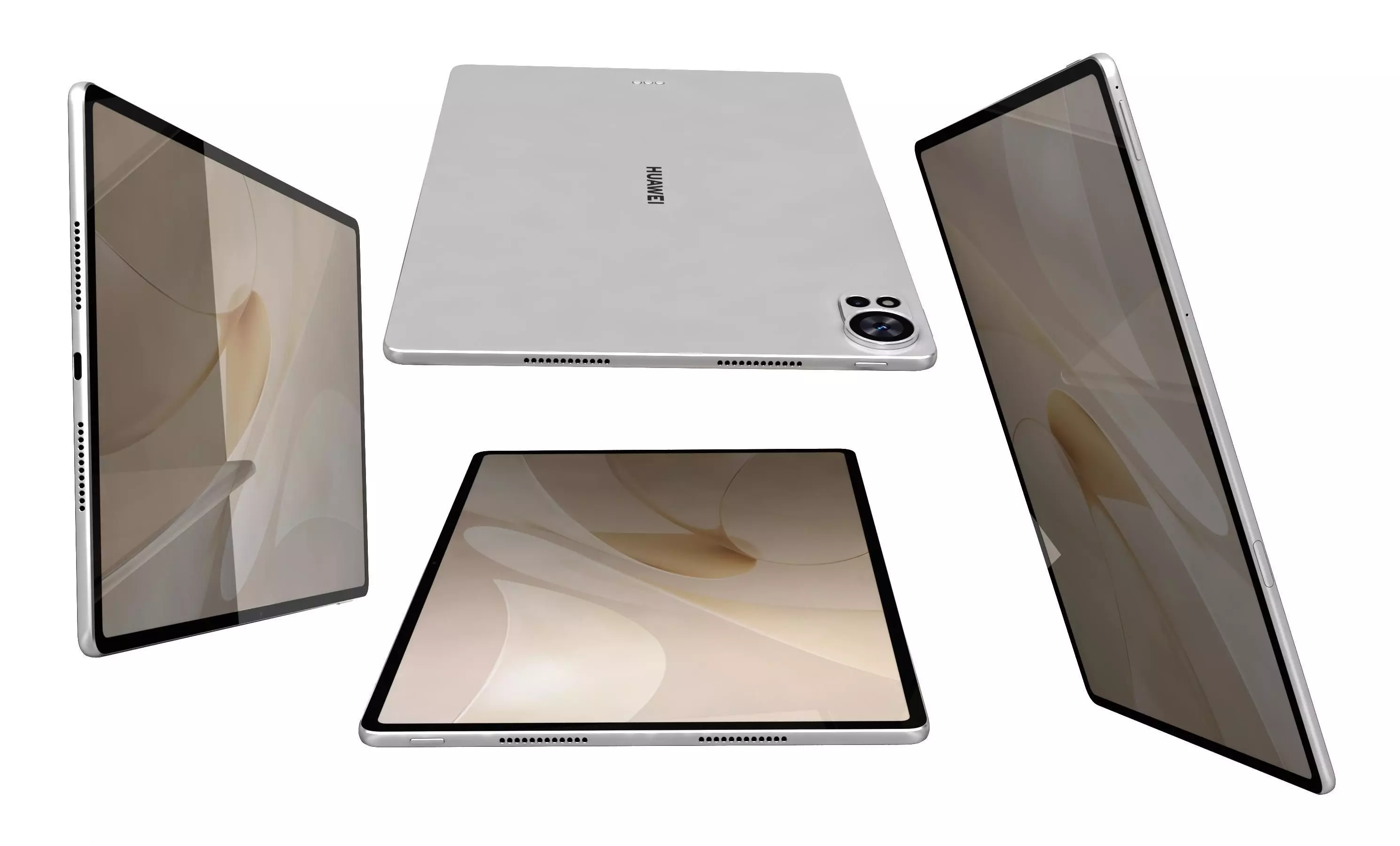 Huawei MatePad 12X White High Poly 3D model_7