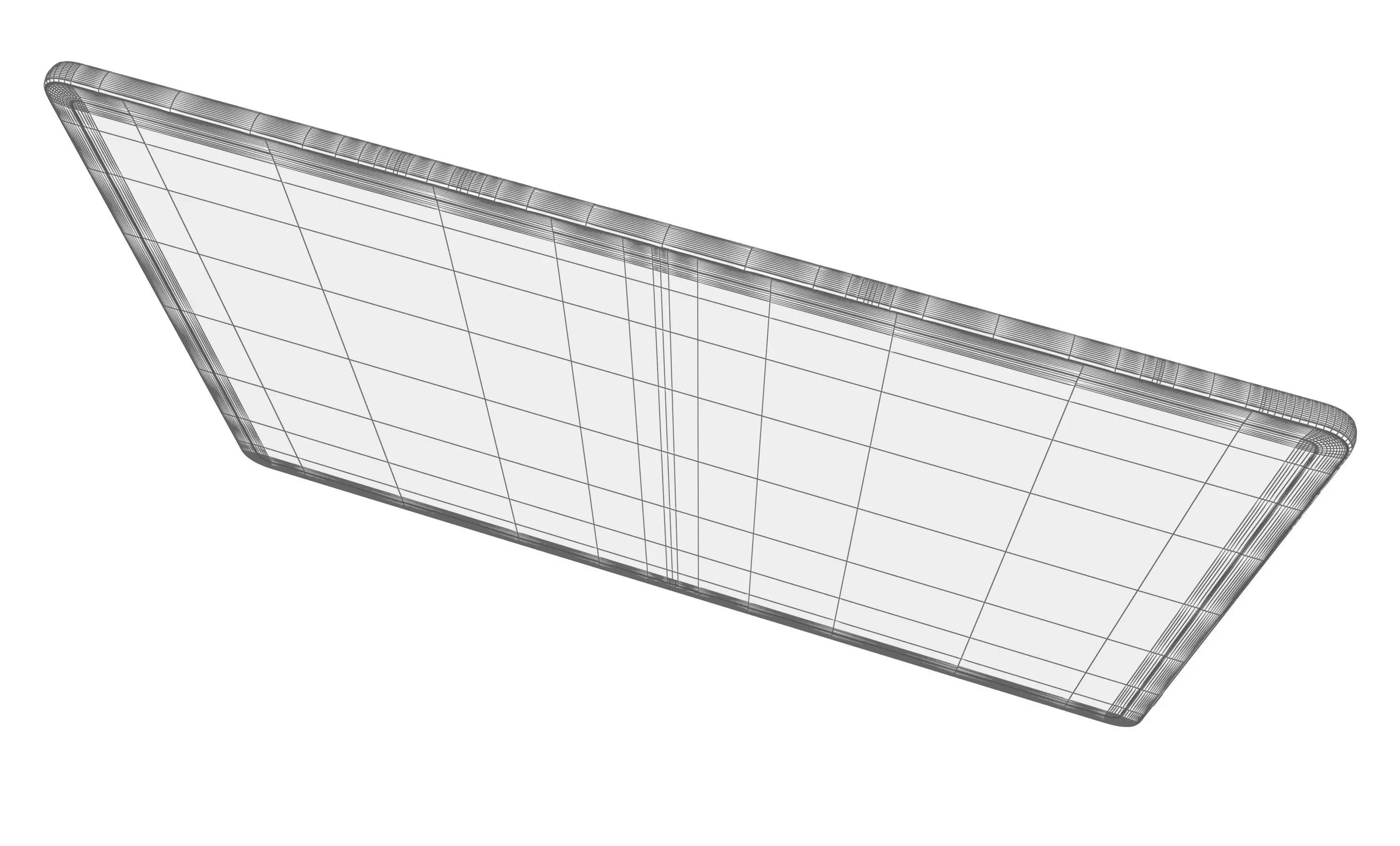 Huawei MatePad 12X White High Poly 3D model_15