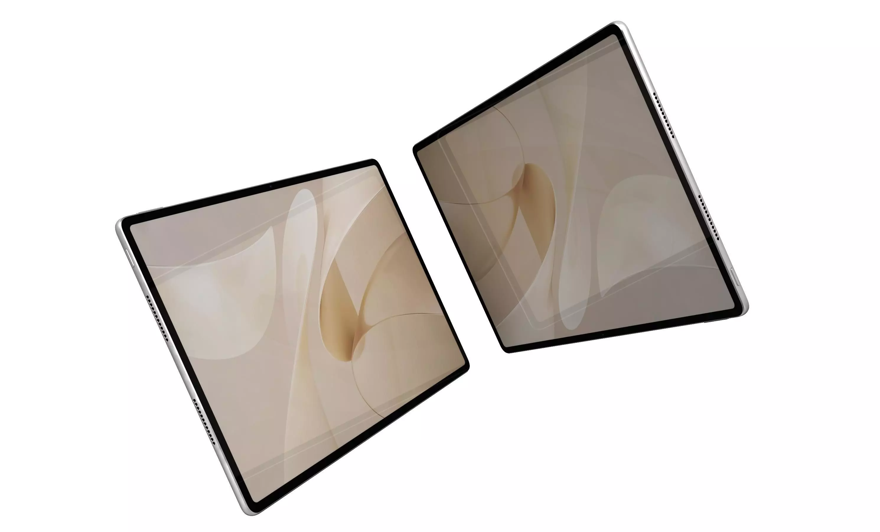 Huawei MatePad 12X White High Poly 3D model_3