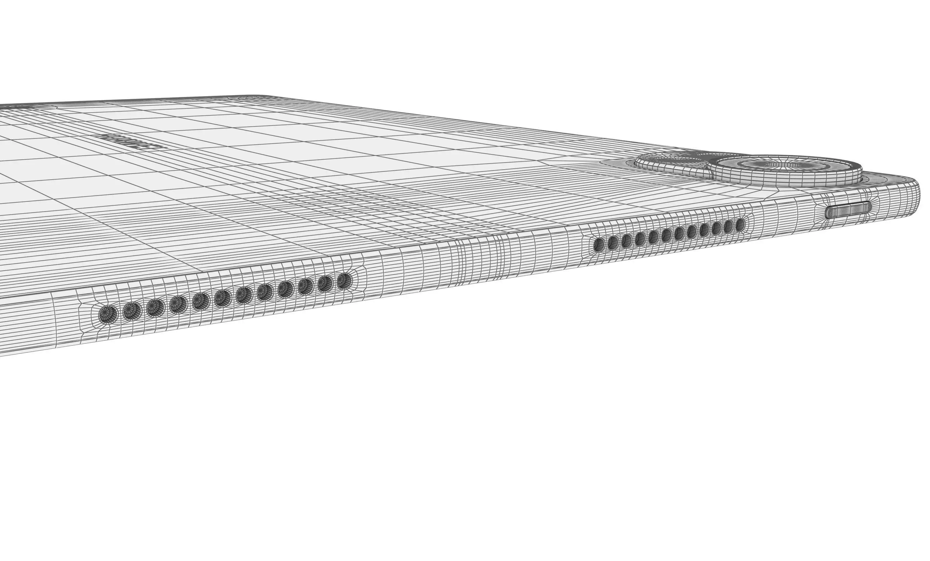 Huawei MatePad 12X White High Poly 3D model_19