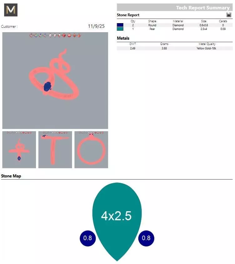 Ring Snake0017 3D print model_5