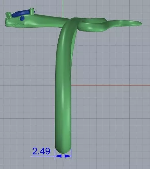 Ring Snake0017 3D print model_7