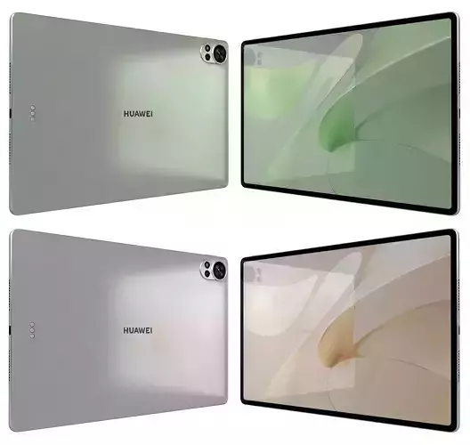 Huawei MatePad 12X Green And White High Poly