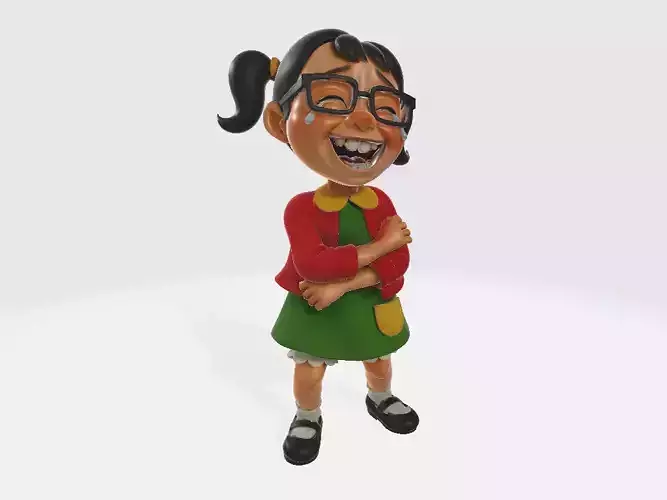 El Chavo del Ocho Cartoon Chiquinha Model 02