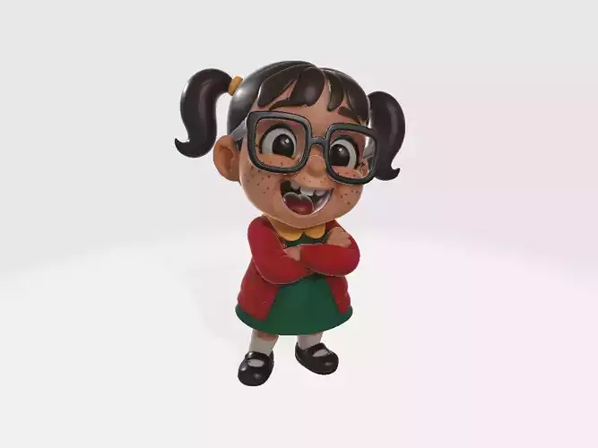 El Chavo del Ocho Cartoon Chiquinha Model 01