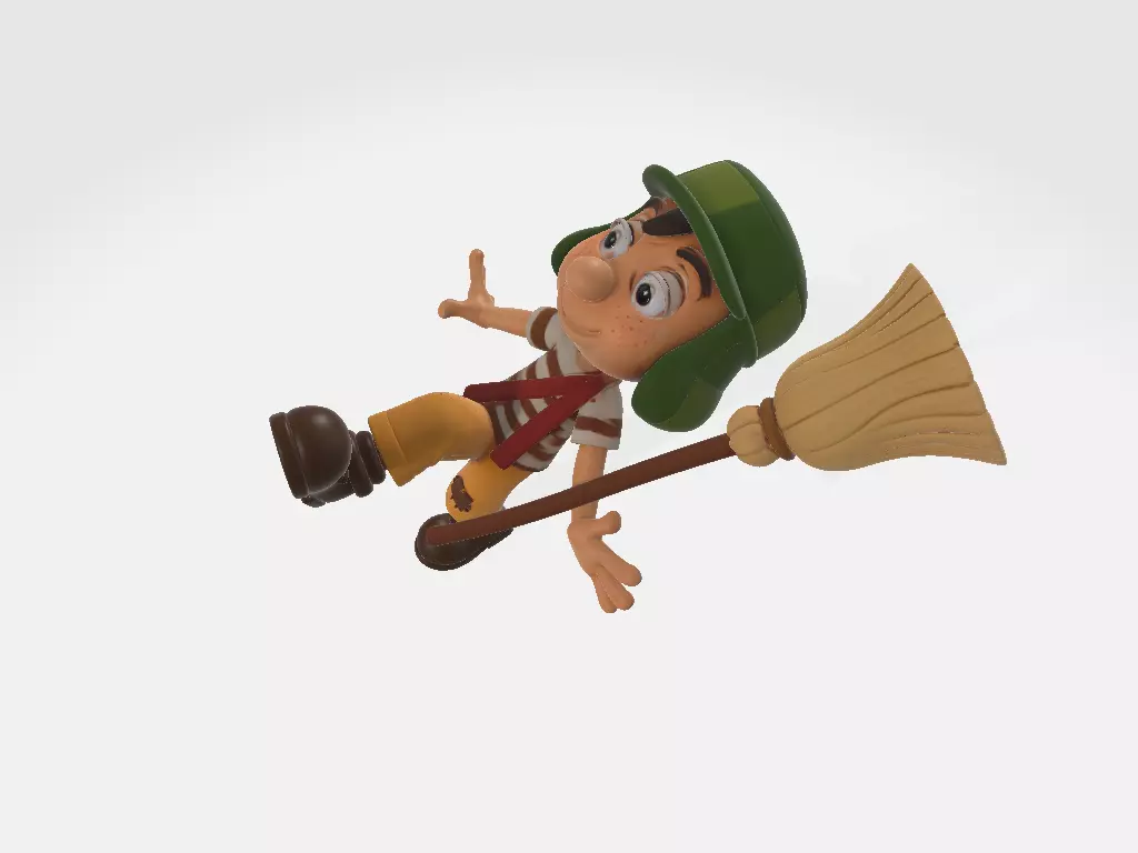 El Chavo del Ocho Cartoon Chespirito Model 04 3D print model_5