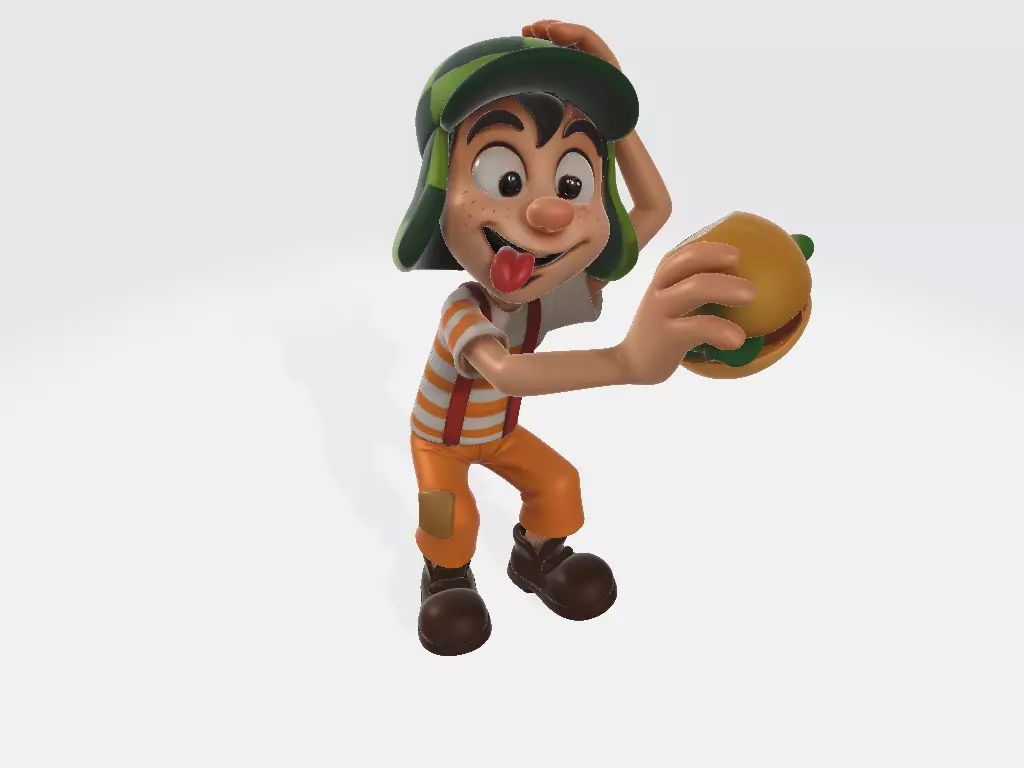 El Chavo del Ocho Cartoon Chespirito Model 06 3D print model_4