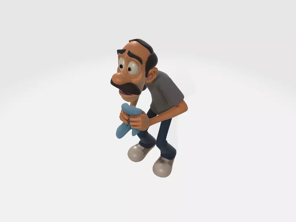 El Chavo del Ocho Cartoon Don Ramon Model 02 3D print model_6