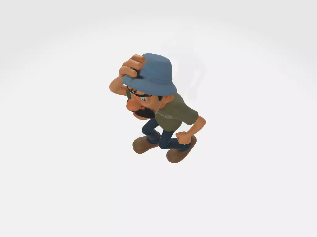 El Chavo del Ocho Cartoon Don Ramon Model 05 3D print model_5