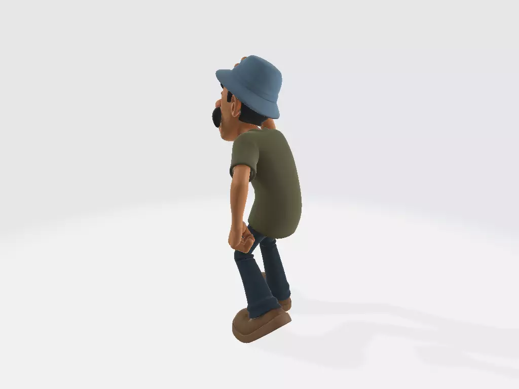 El Chavo del Ocho Cartoon Don Ramon Model 05 3D print model_2