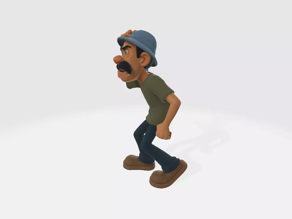 El Chavo del Ocho Cartoon Don Ramon Model 05 3D print model_1