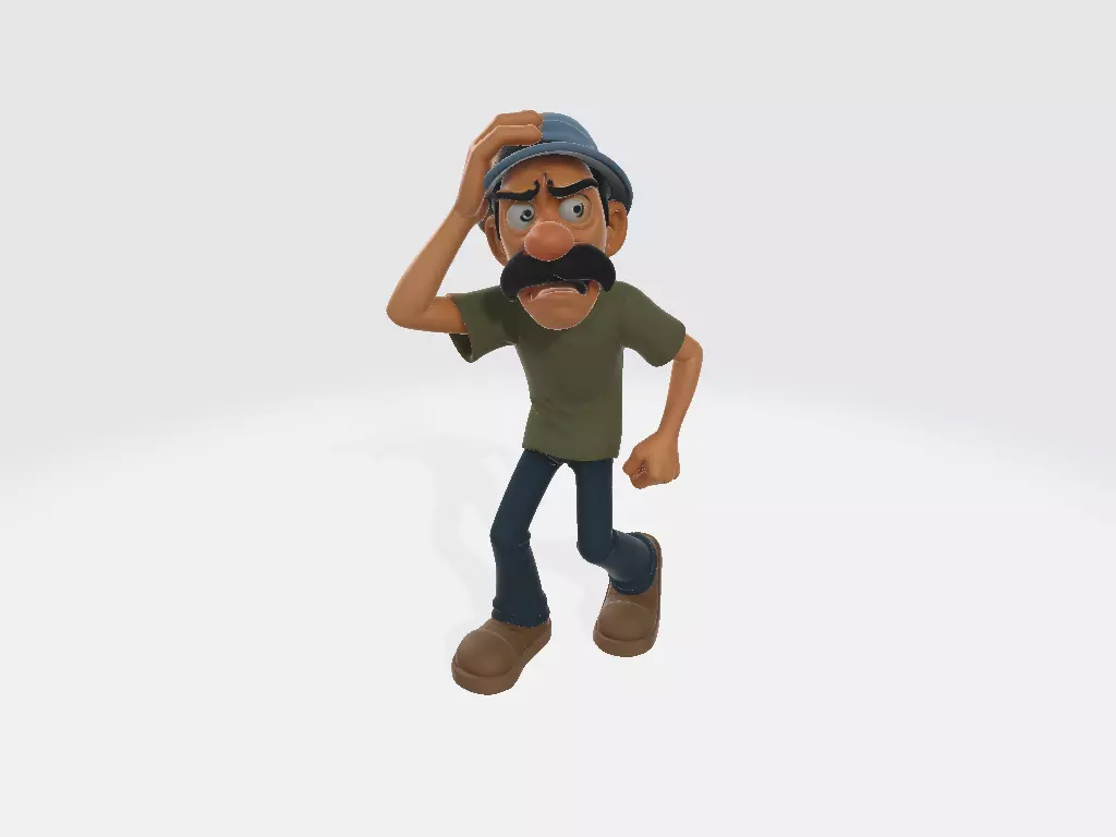 El Chavo del Ocho Cartoon Don Ramon Model 05 3D print model_0