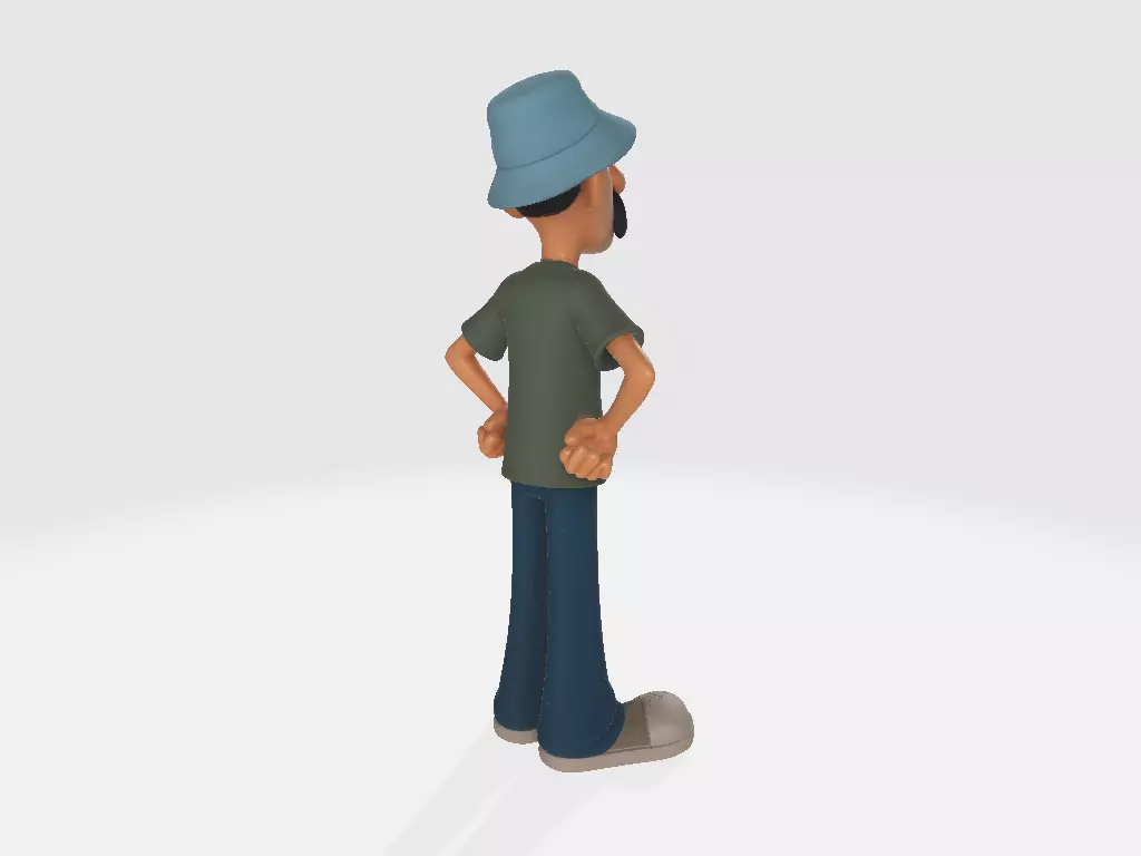 El Chavo del Ocho Cartoon Don Ramon Model 01 3D print model_3