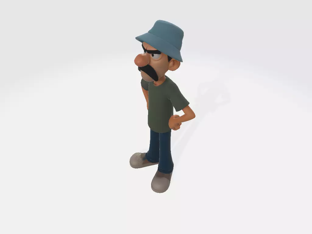 El Chavo del Ocho Cartoon Don Ramon Model 01 3D print model_5