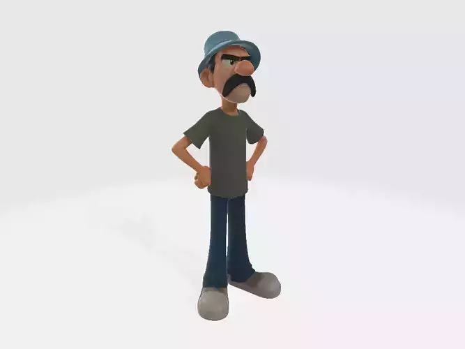 El Chavo del Ocho Cartoon Don Ramon Model 01