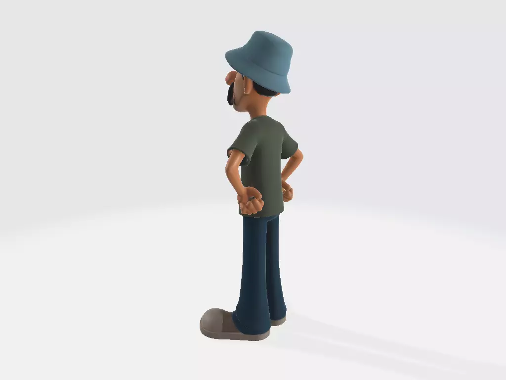 El Chavo del Ocho Cartoon Don Ramon Model 01 3D print model_2