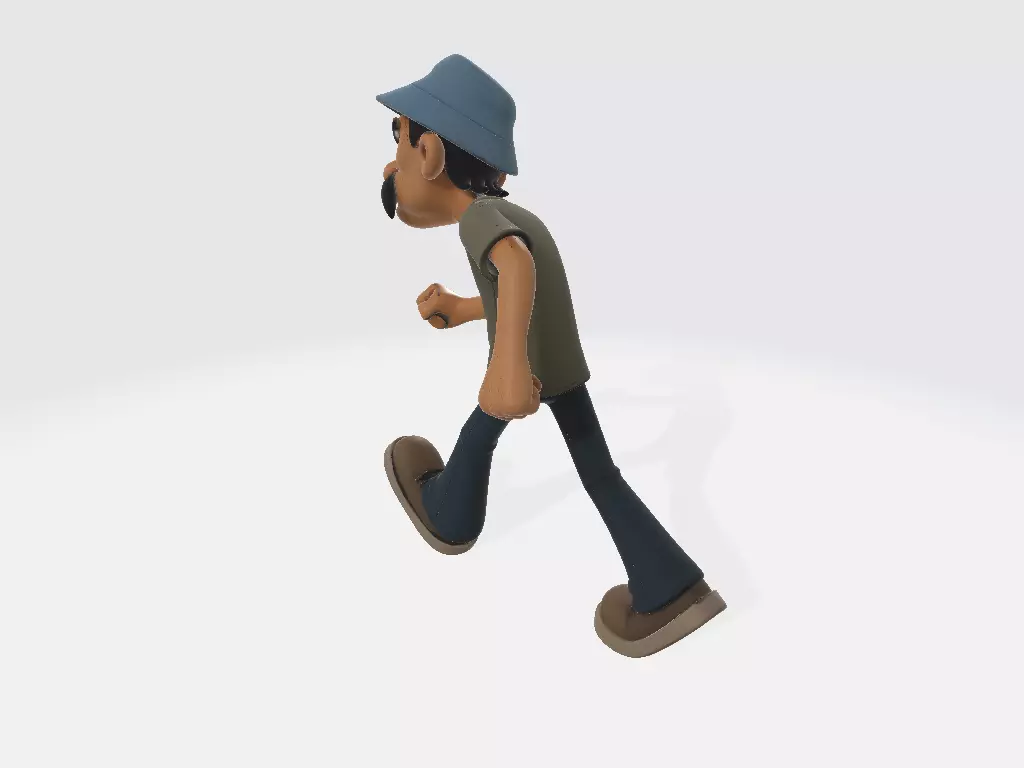 El Chavo del Ocho Cartoon Don Ramon Model 03 3D print model_1