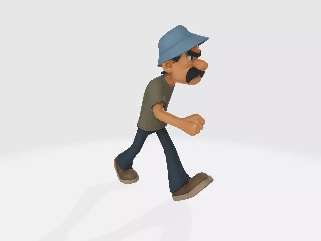 El Chavo del Ocho Cartoon Don Ramon Model 03 3D print model_3