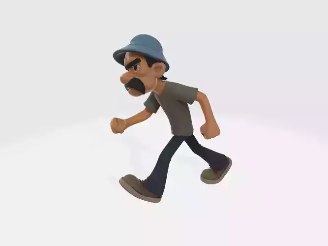 El Chavo del Ocho Cartoon Don Ramon Model 03