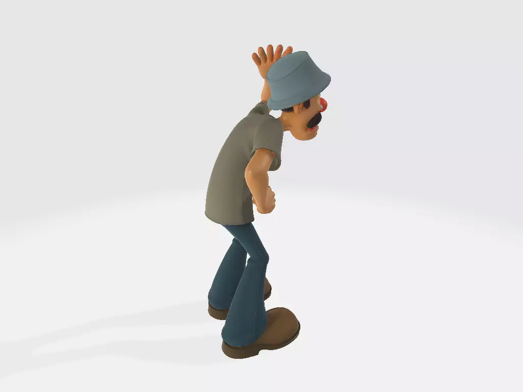 El Chavo del Ocho Cartoon Don Ramon Model 04 3D print model_3