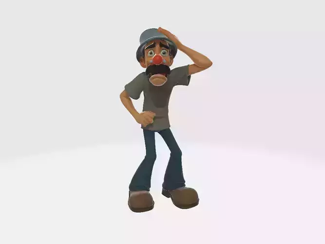 El Chavo del Ocho Cartoon Don Ramon Model 04