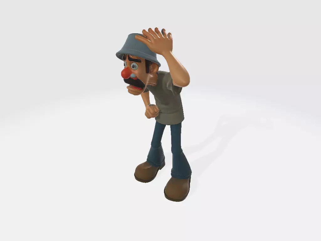 El Chavo del Ocho Cartoon Don Ramon Model 04 3D print model_5