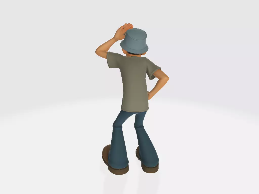 El Chavo del Ocho Cartoon Don Ramon Model 04 3D print model_2