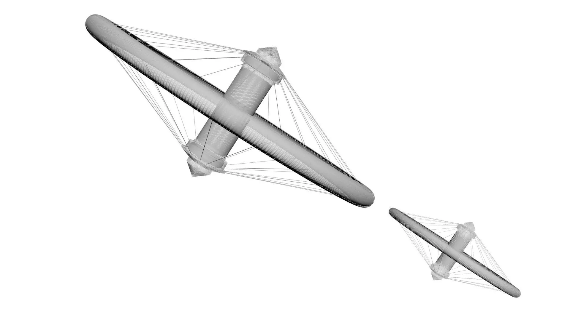 Benz Patent Motorwagen Tires 3D model_20