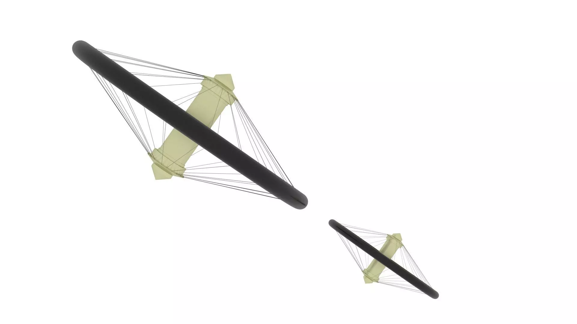 Benz Patent Motorwagen Tires 3D model_12