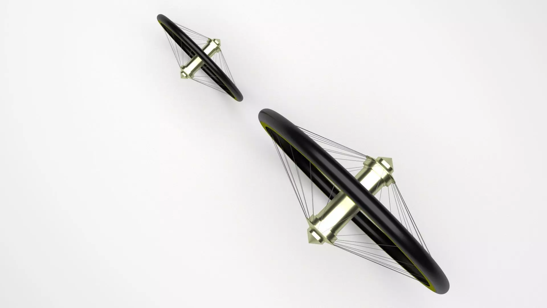 Benz Patent Motorwagen Tires 3D model_6