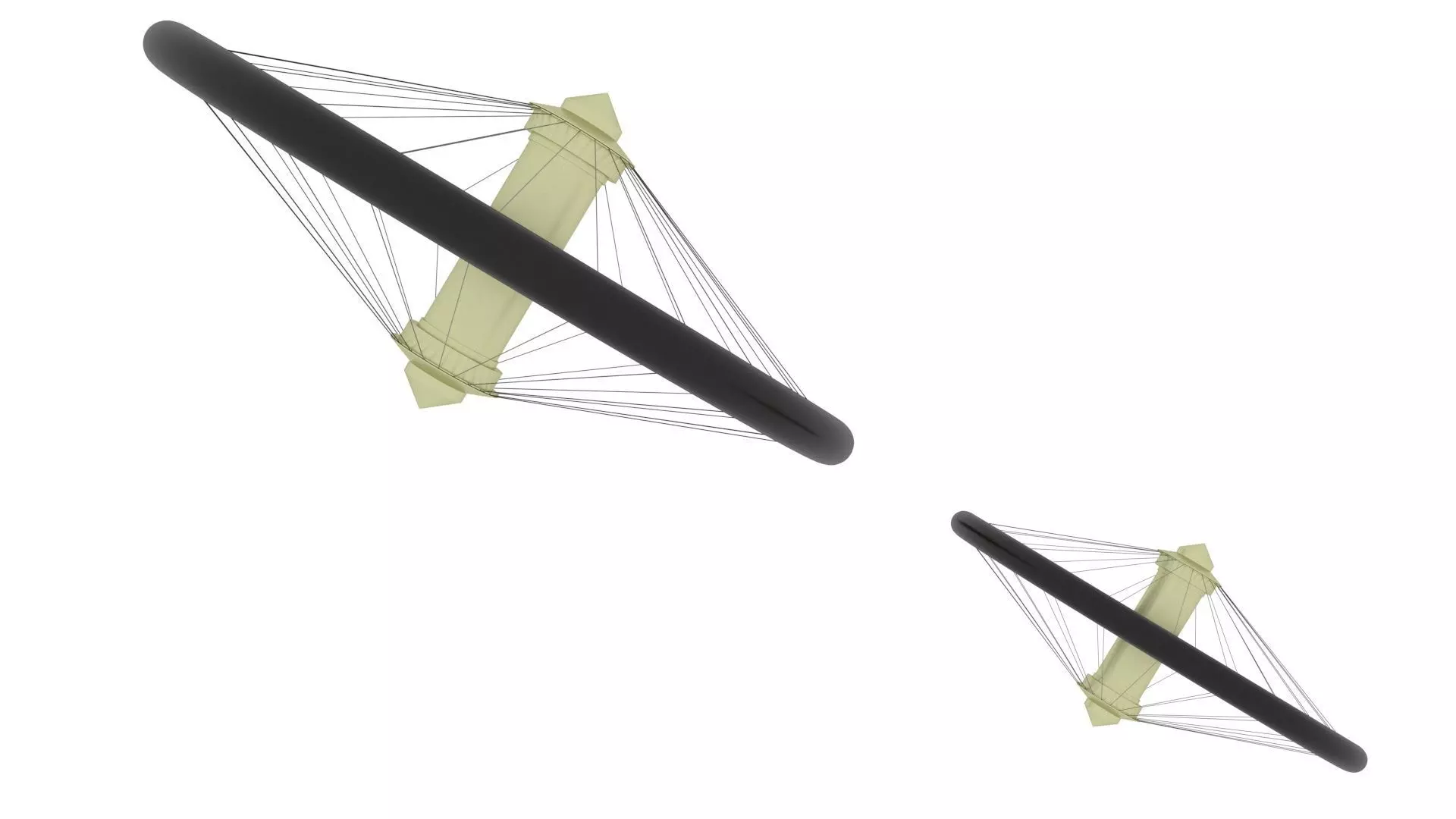 Benz Patent Motorwagen Tires 3D model_15