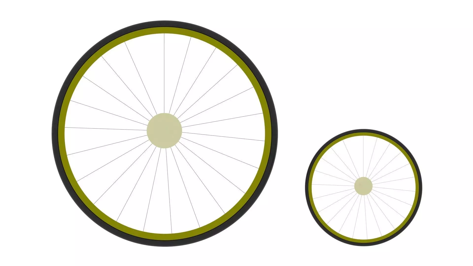 Benz Patent Motorwagen Tires 3D model_17