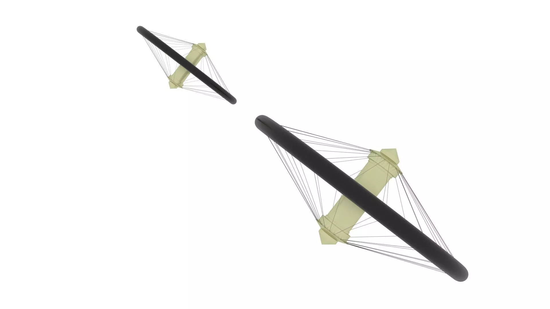 Benz Patent Motorwagen Tires 3D model_14