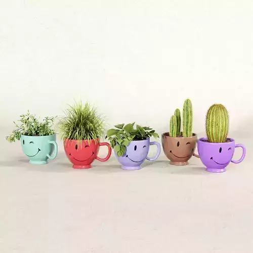 Decorative plant set