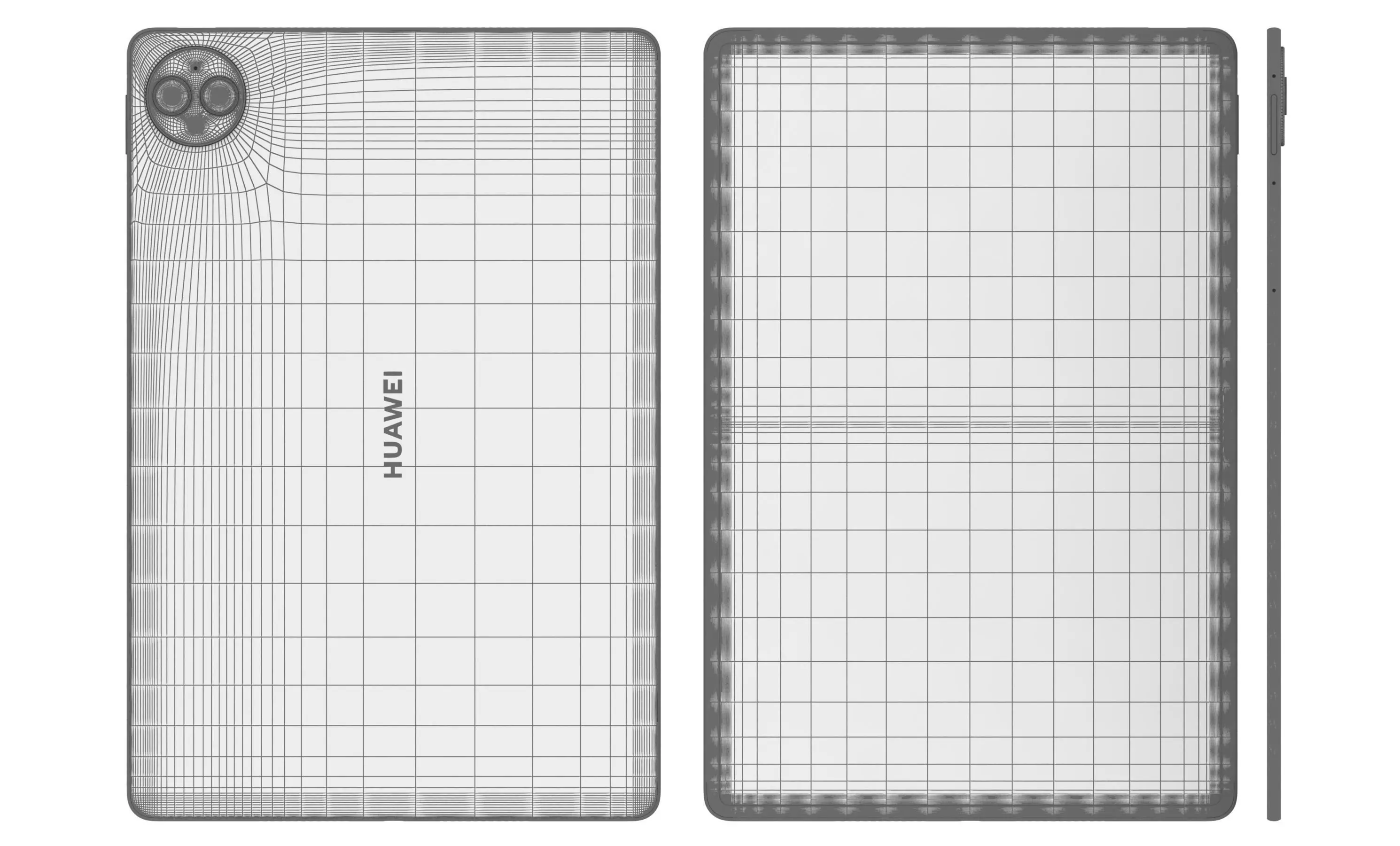 Huawei MatePad Pro 12 2 inch All Colors High Poly 3D model_36