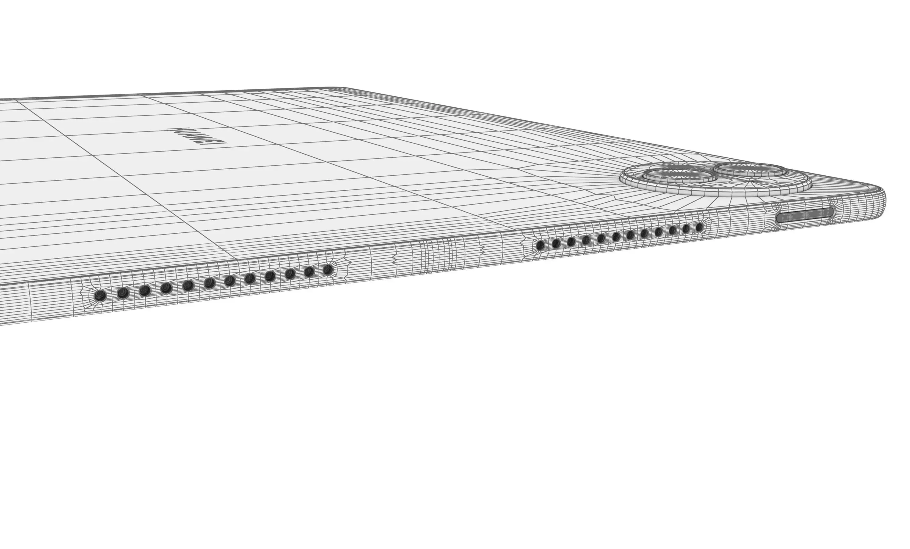 Huawei MatePad Pro 12 2 inch Black High Poly 3D model_19
