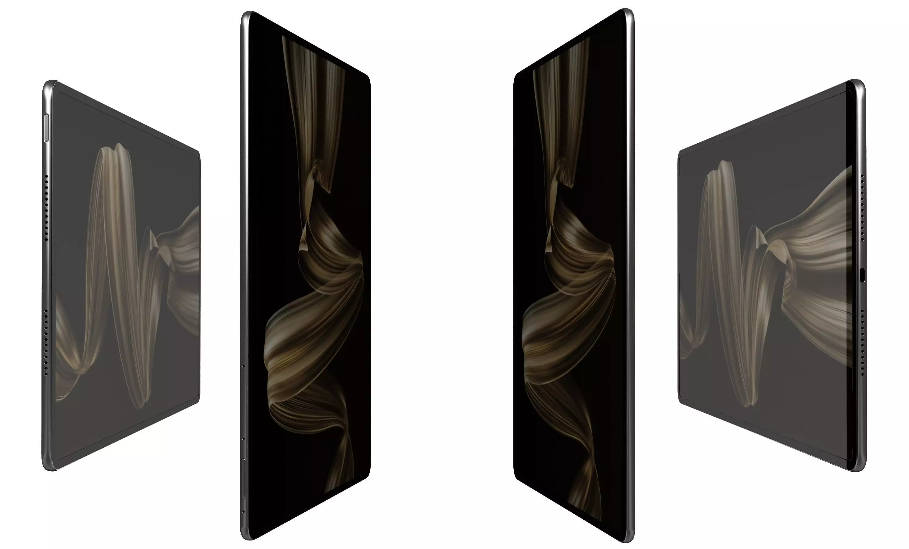 Huawei MatePad Pro 12 2 inch Black High Poly 3D model_2