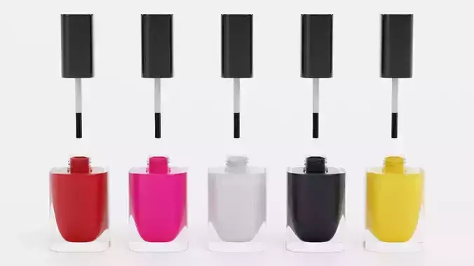 -Nail Polishes Colored-