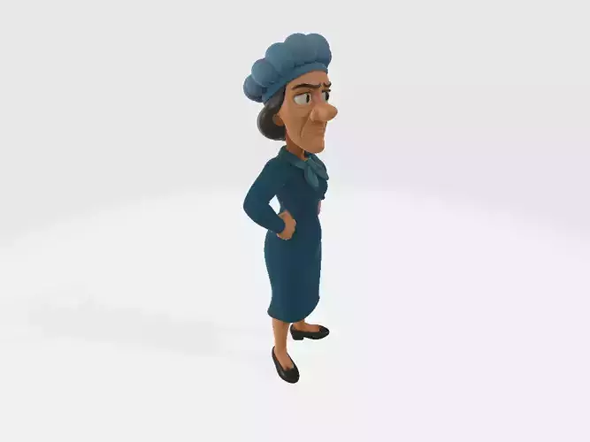 El Chavo del Ocho Cartoon La Bruja del 71 Model 02