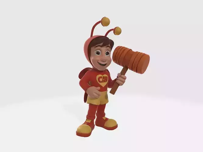 El Chavo del Ocho Cartoon El Chapulin Colorado Model 01