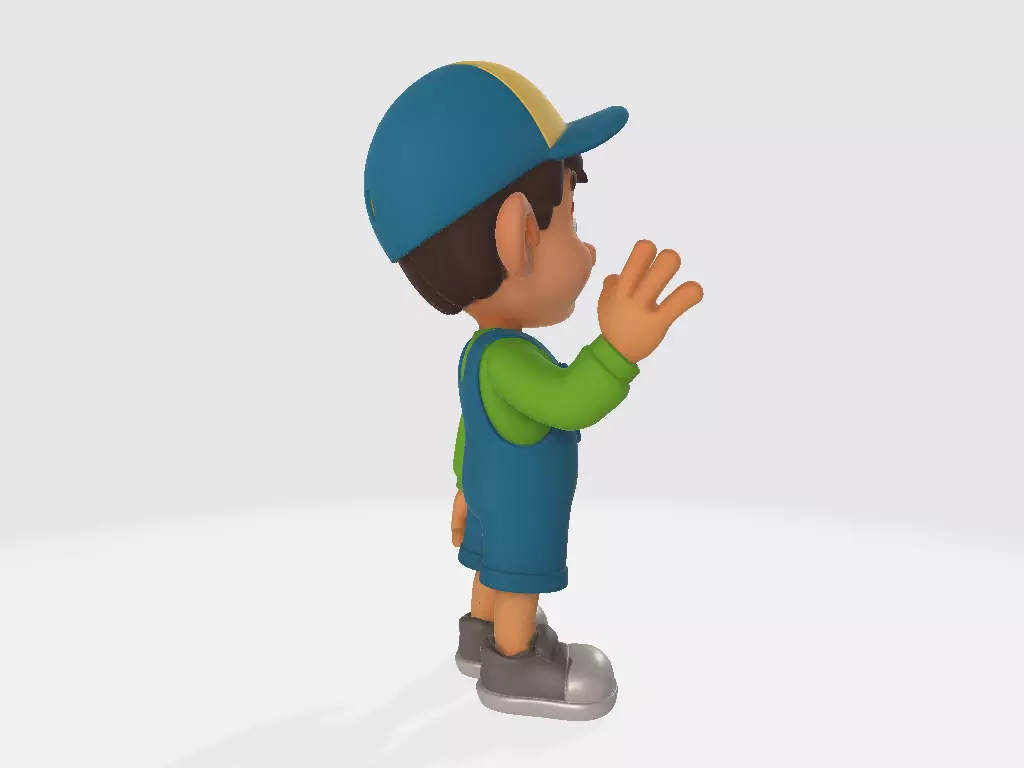 El Chavo del Ocho Cartoon Godinez 3D print model_3