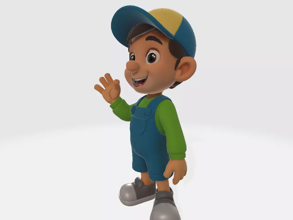 El Chavo del Ocho Cartoon Godinez 3D print model_1