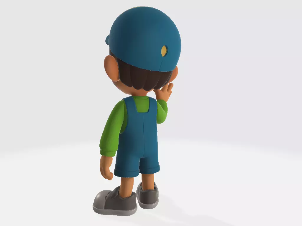 El Chavo del Ocho Cartoon Godinez 3D print model_2