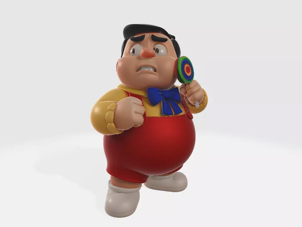 El Chavo del Ocho Cartoon Nono Model 04 3D print model